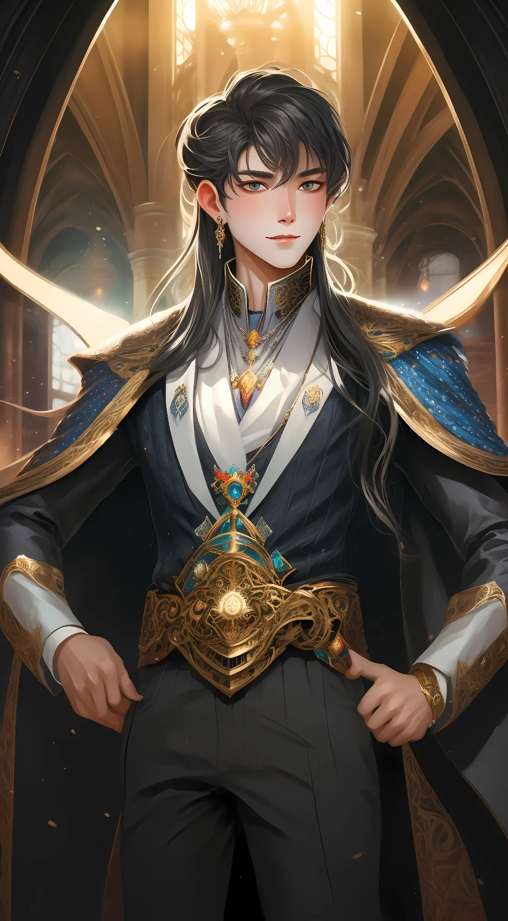 ai character: Adrian background