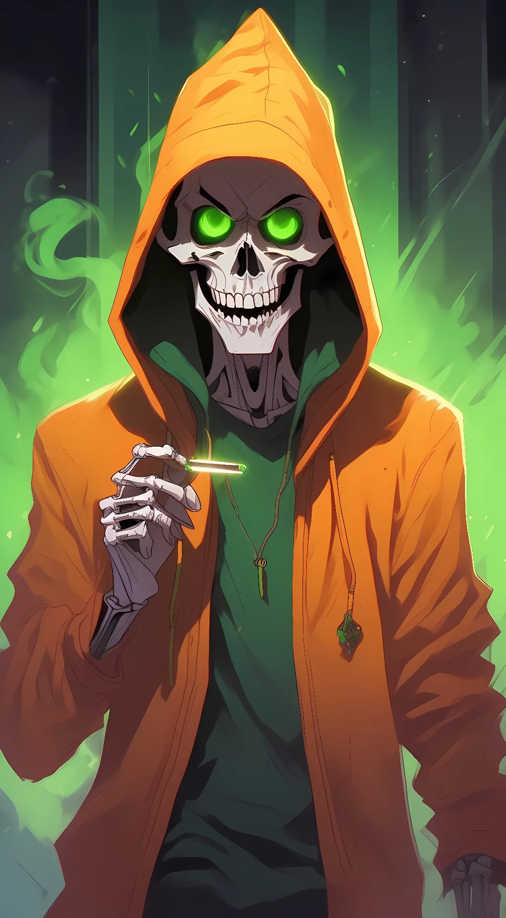 ai character: psychosis papyrus background
