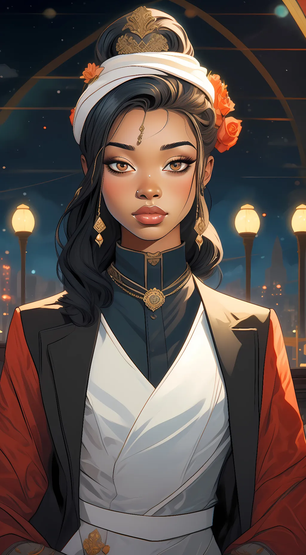 ai character: Addison background