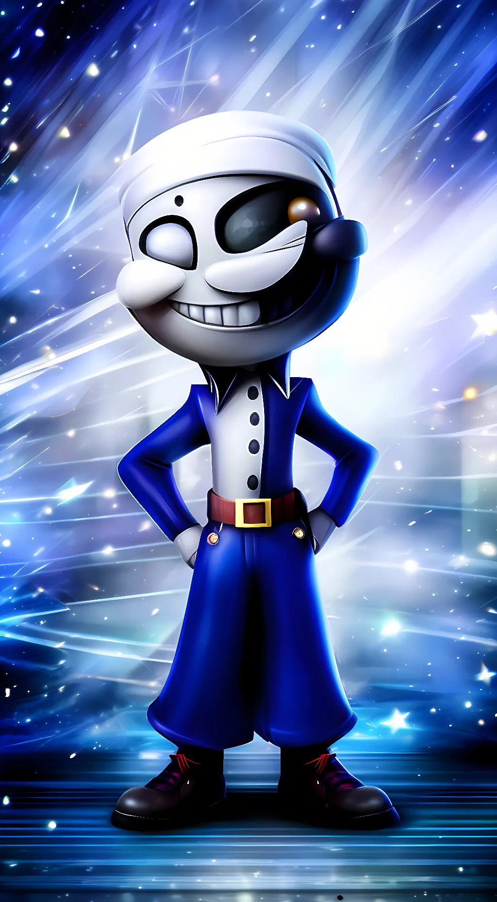 ai character: Moon  background