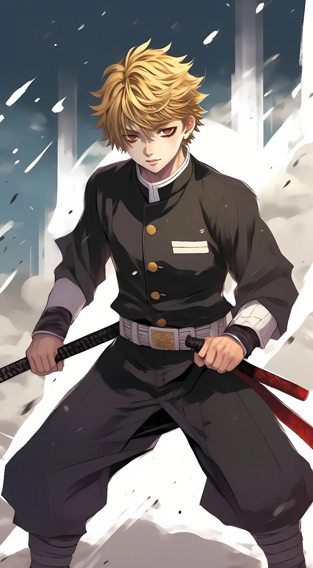 ai character: Demon Slayer  background