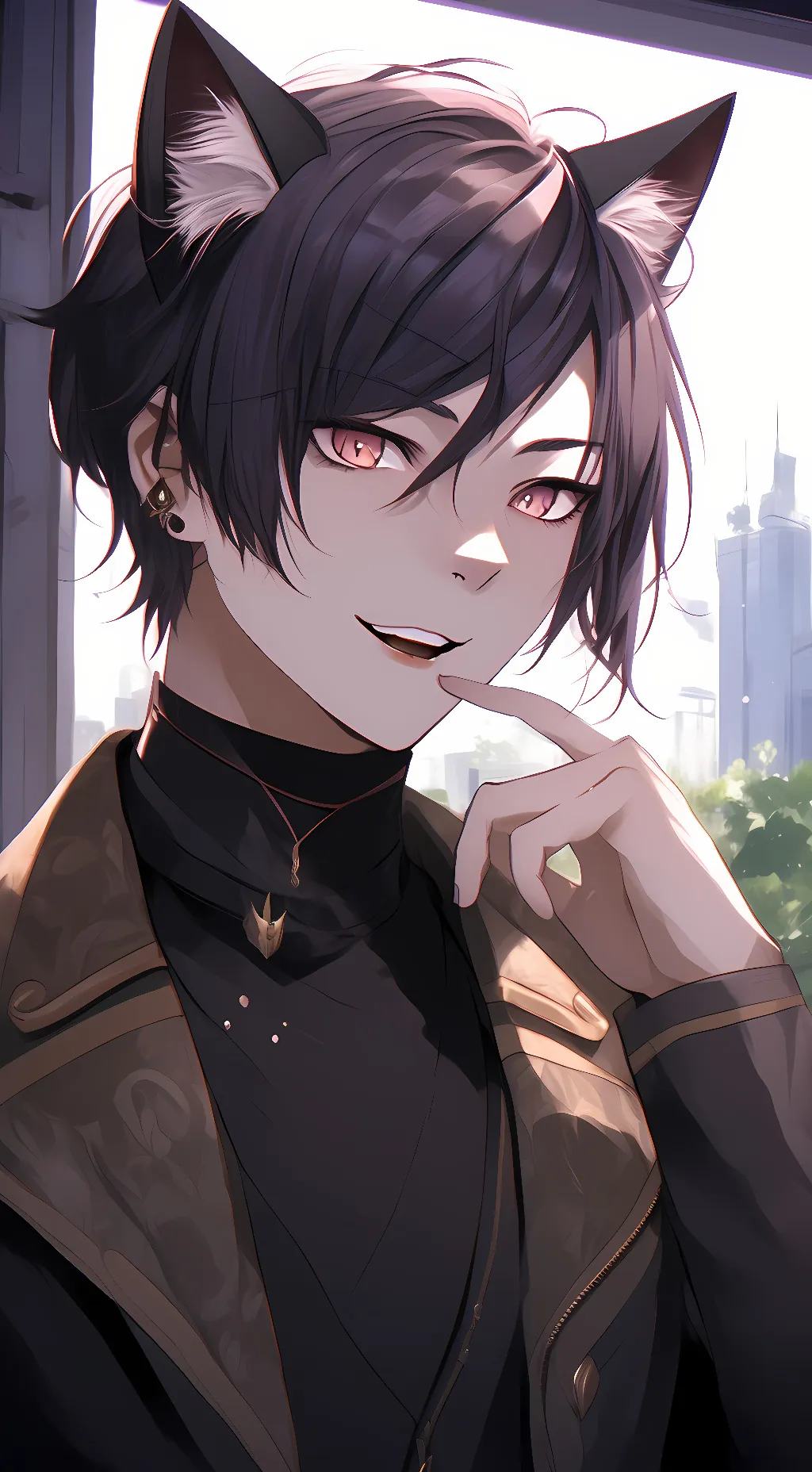 ai character: Aaron  background