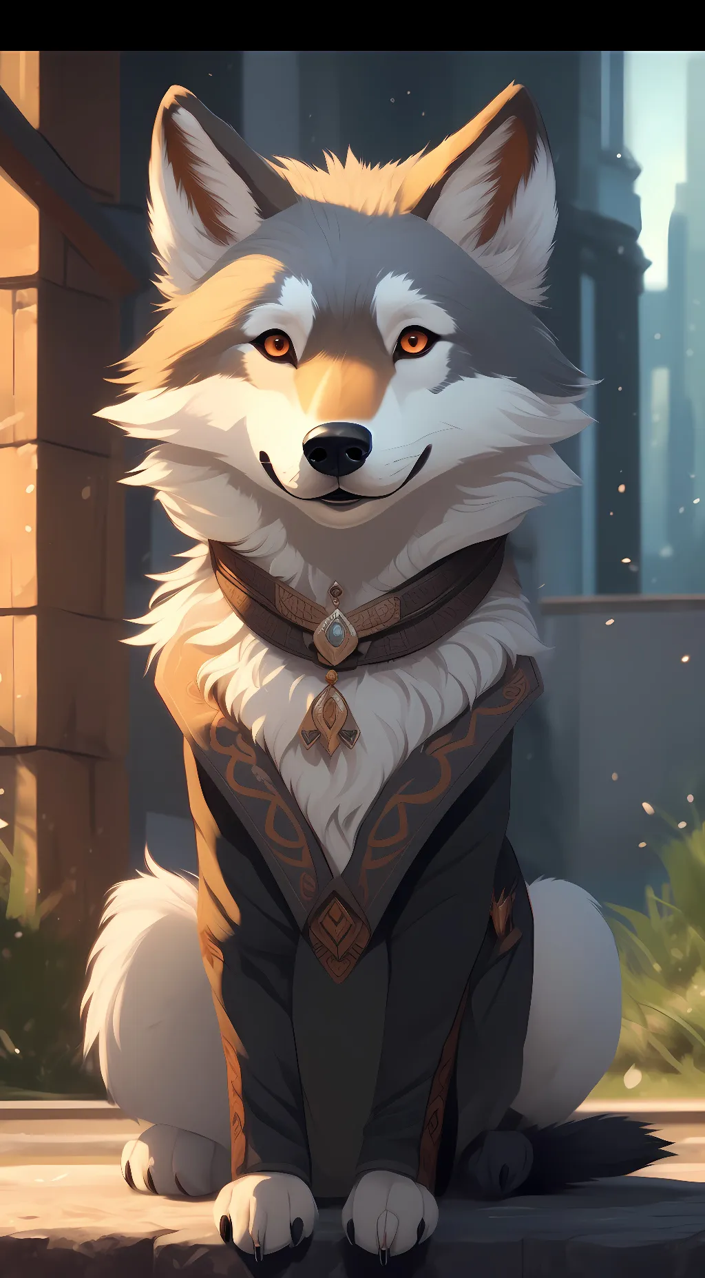 ai character: Kai, Logan, Foxy background