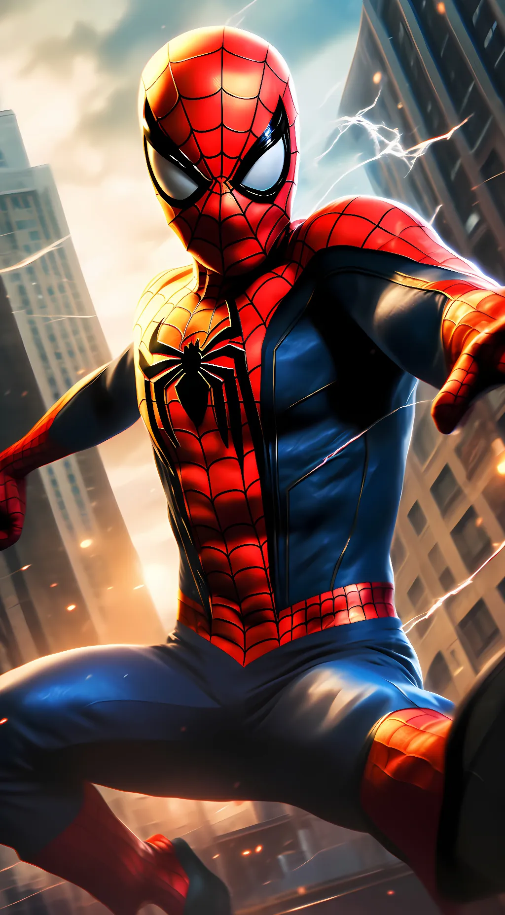ai character: Spider-Man background