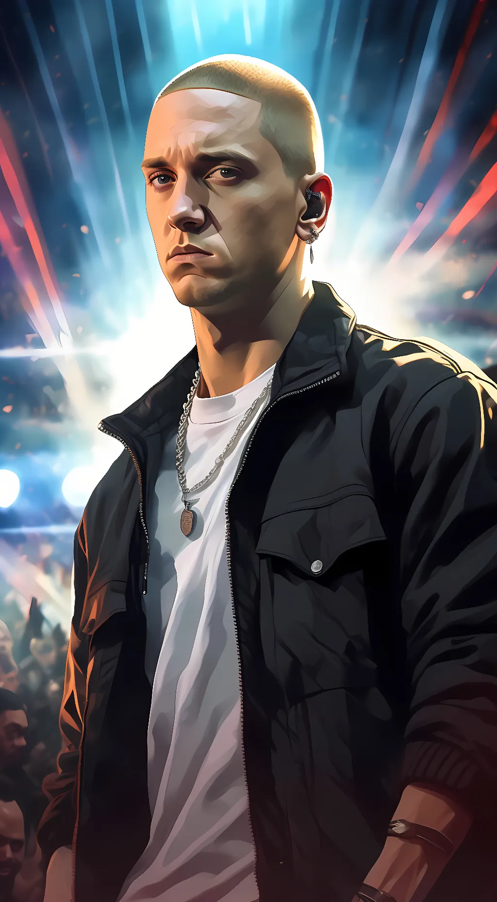 ai character: Eminem background