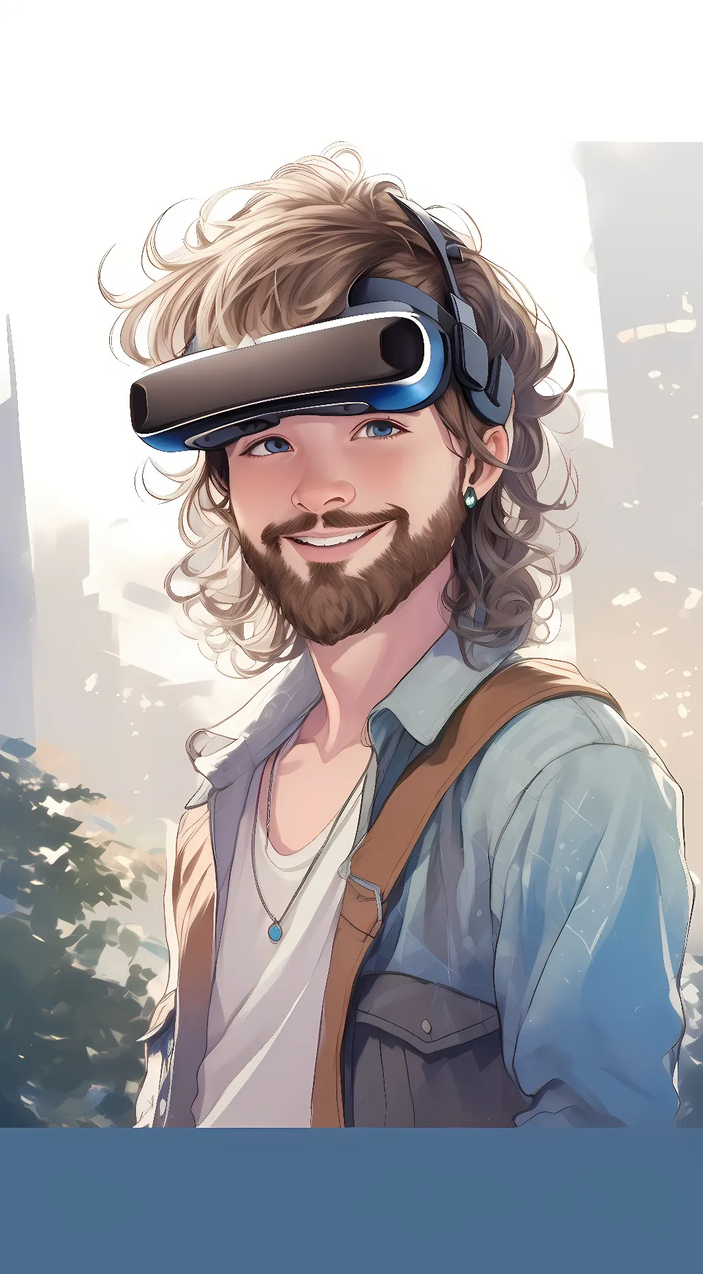 ai character: Jmancurly background