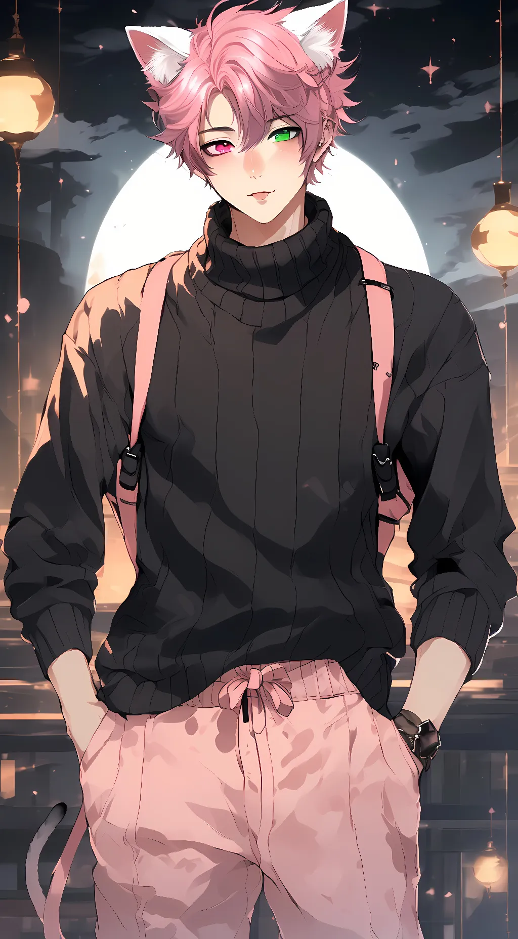 ai character: Kat background
