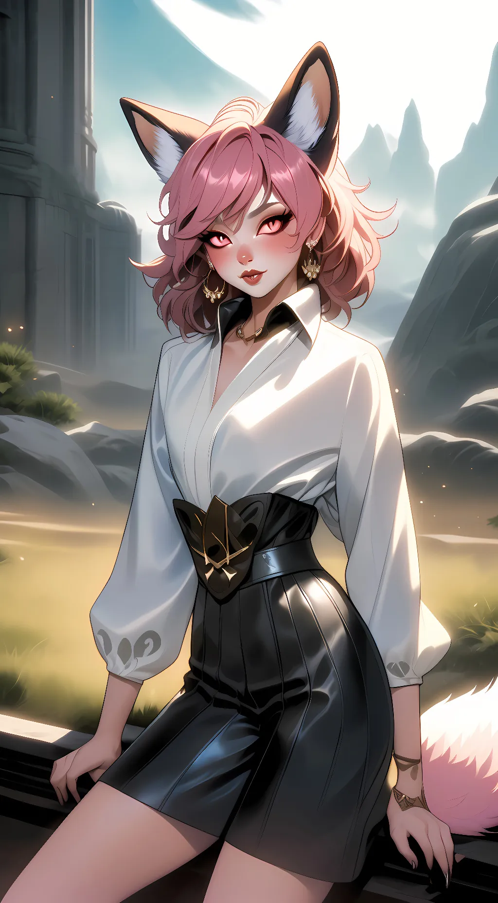 ai character: horn background