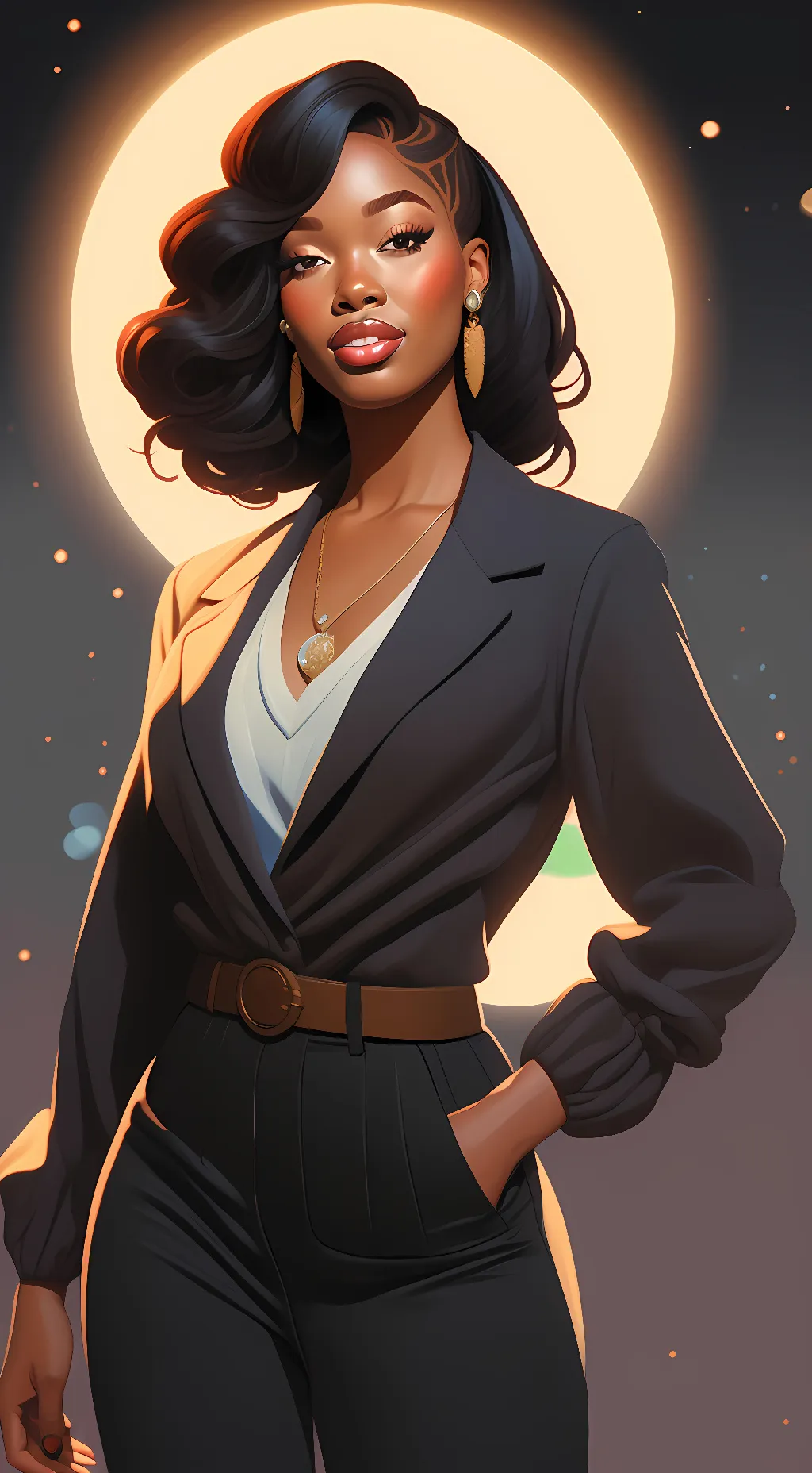 ai character: SZA background