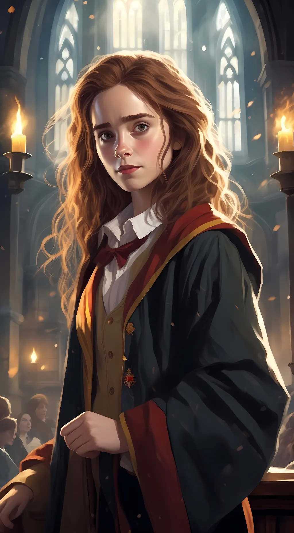 ai character: Hermione Granger  background