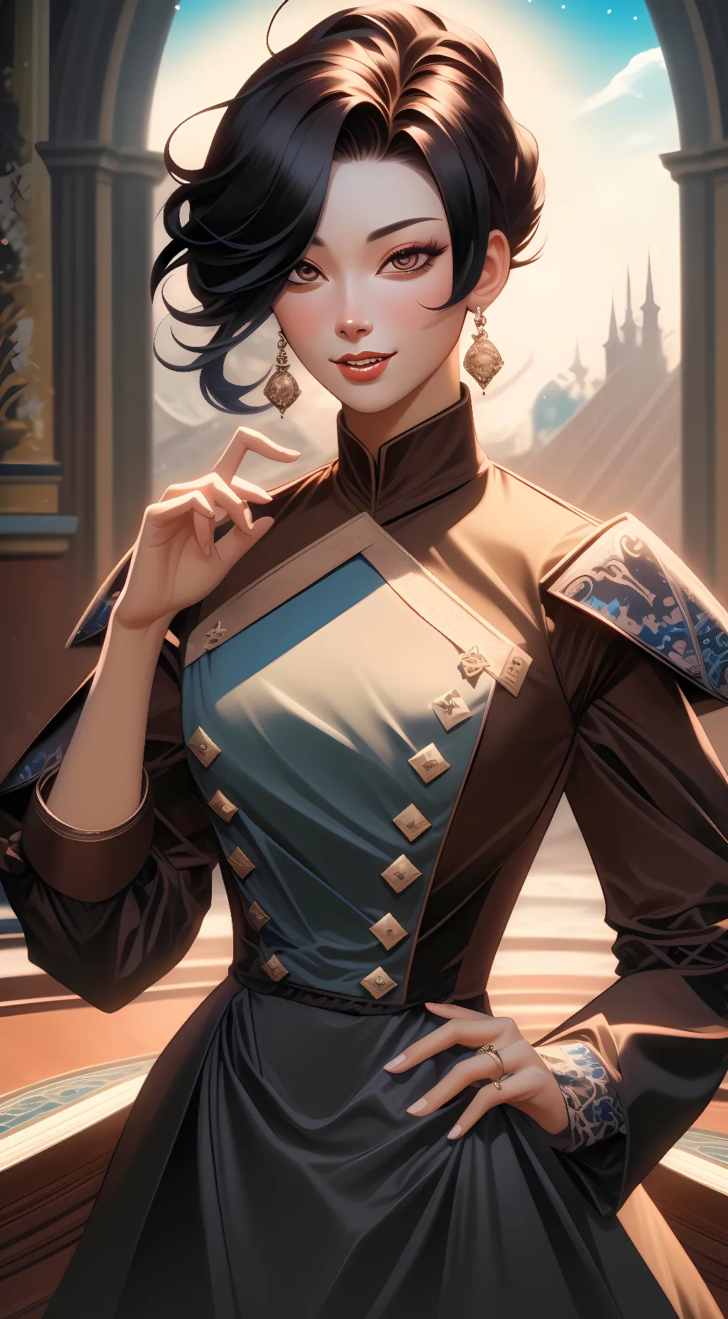 ai character: Maxi background