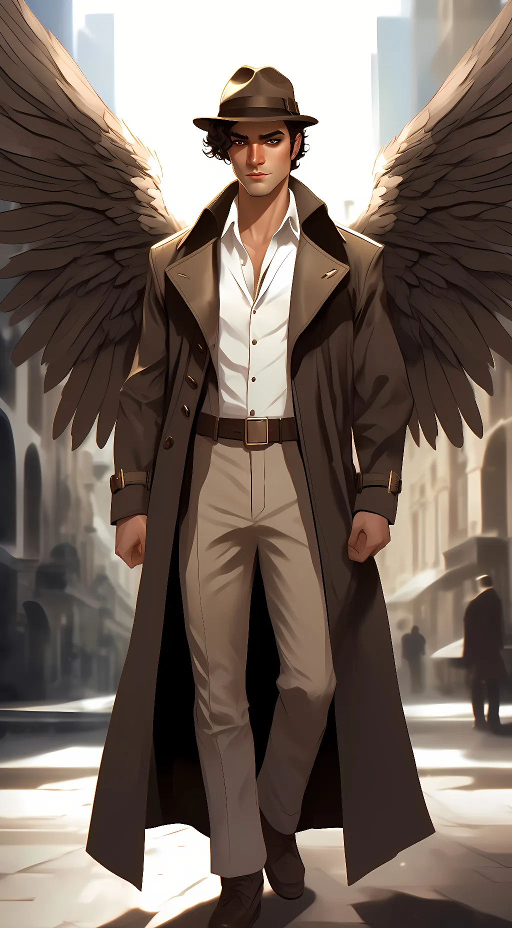ai character: Angel Zaggy background