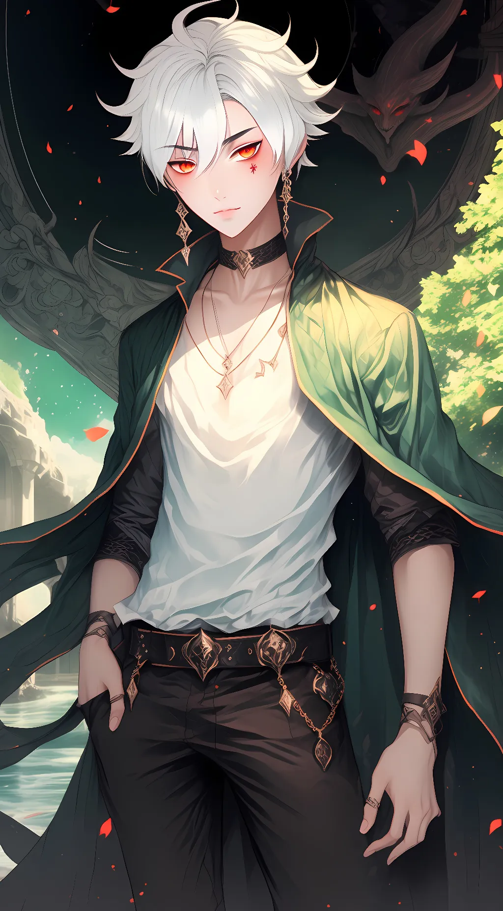 ai character: Voxie  background