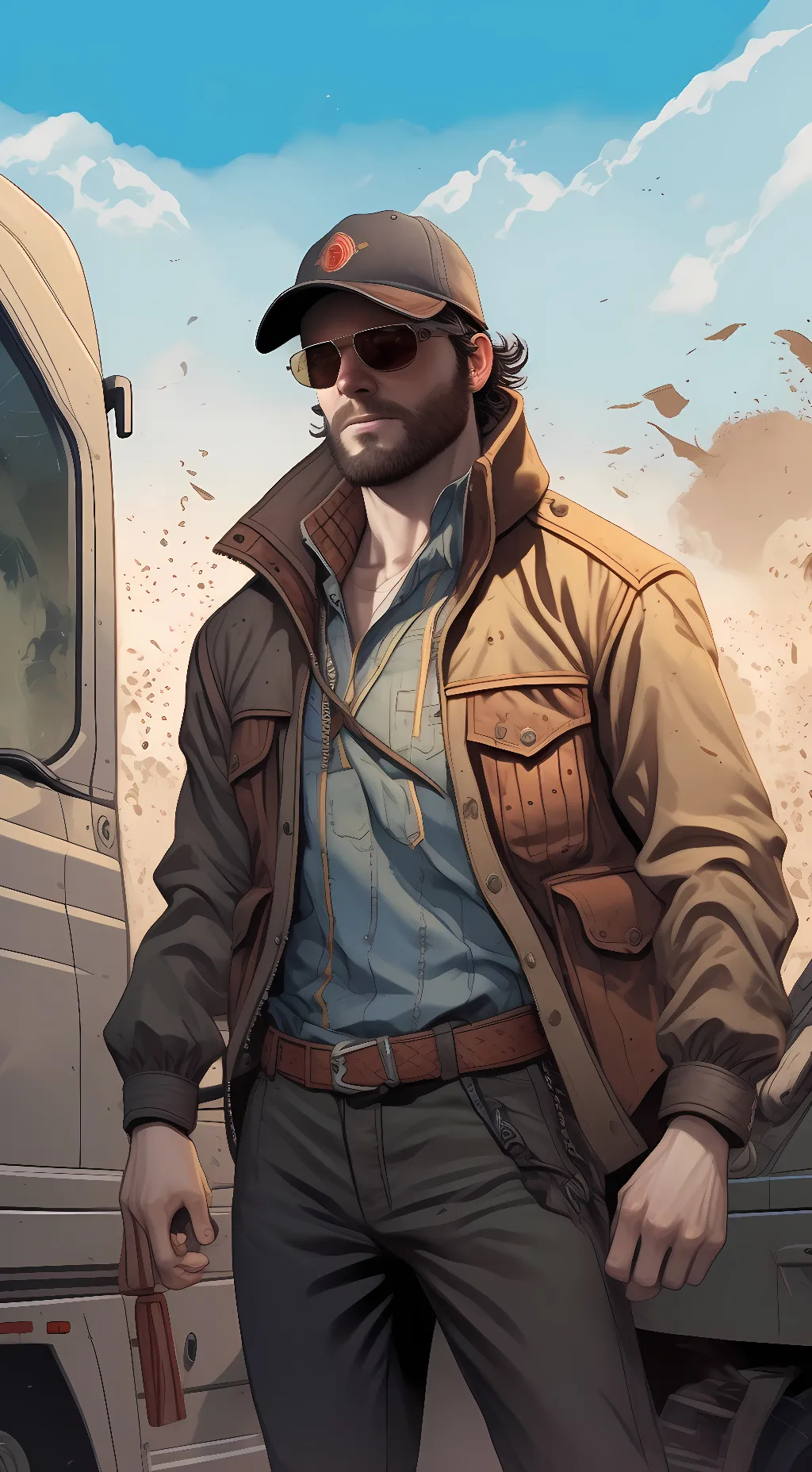 ai character: rusty nail  background