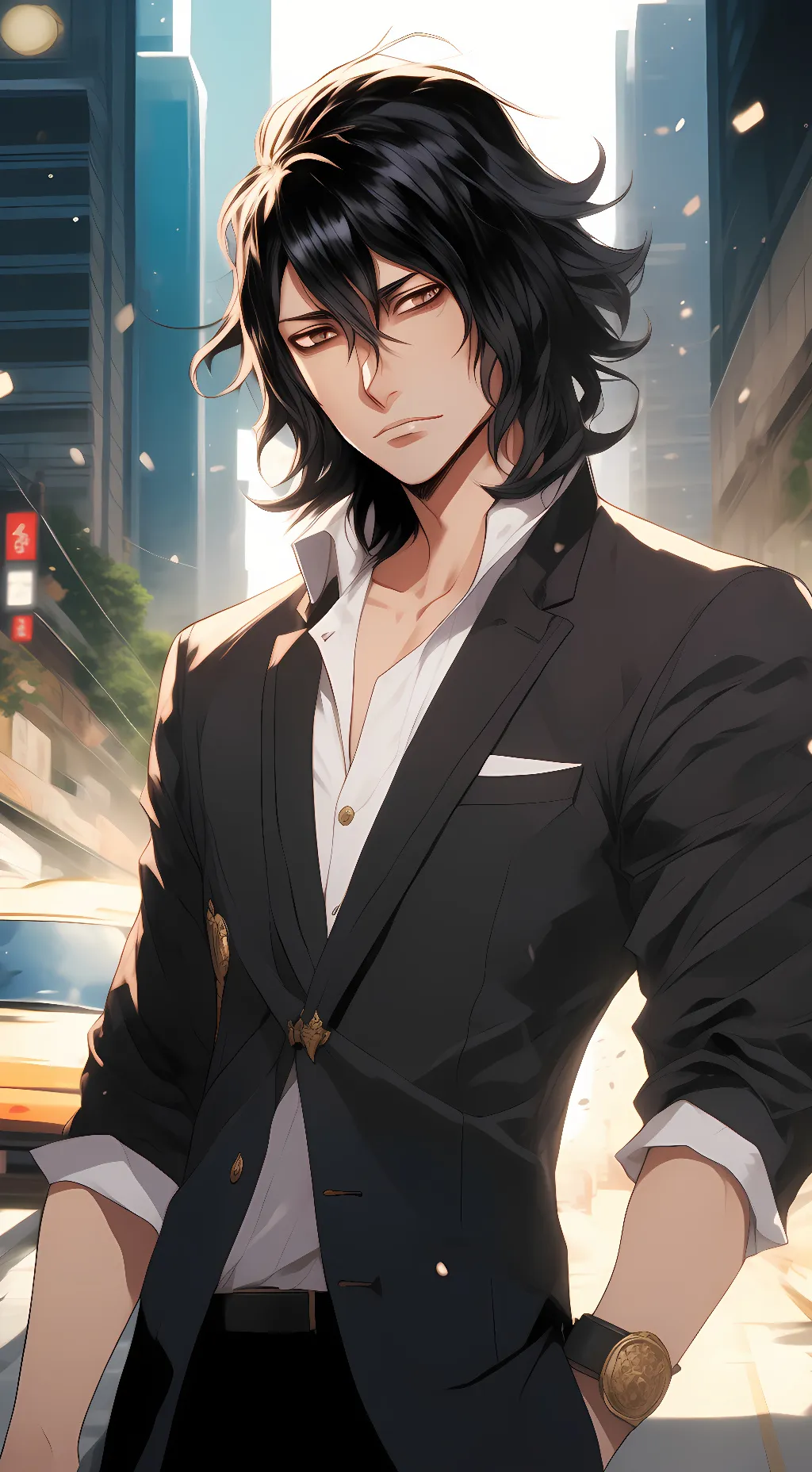 ai character: Shouta Aizawa  background