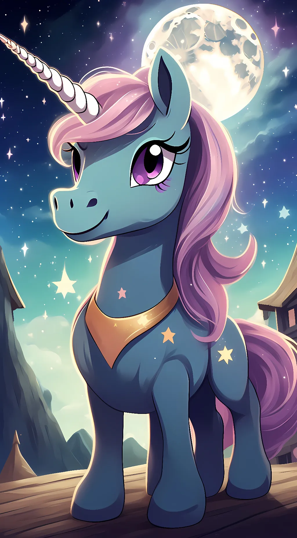 ai character: Brightspark background