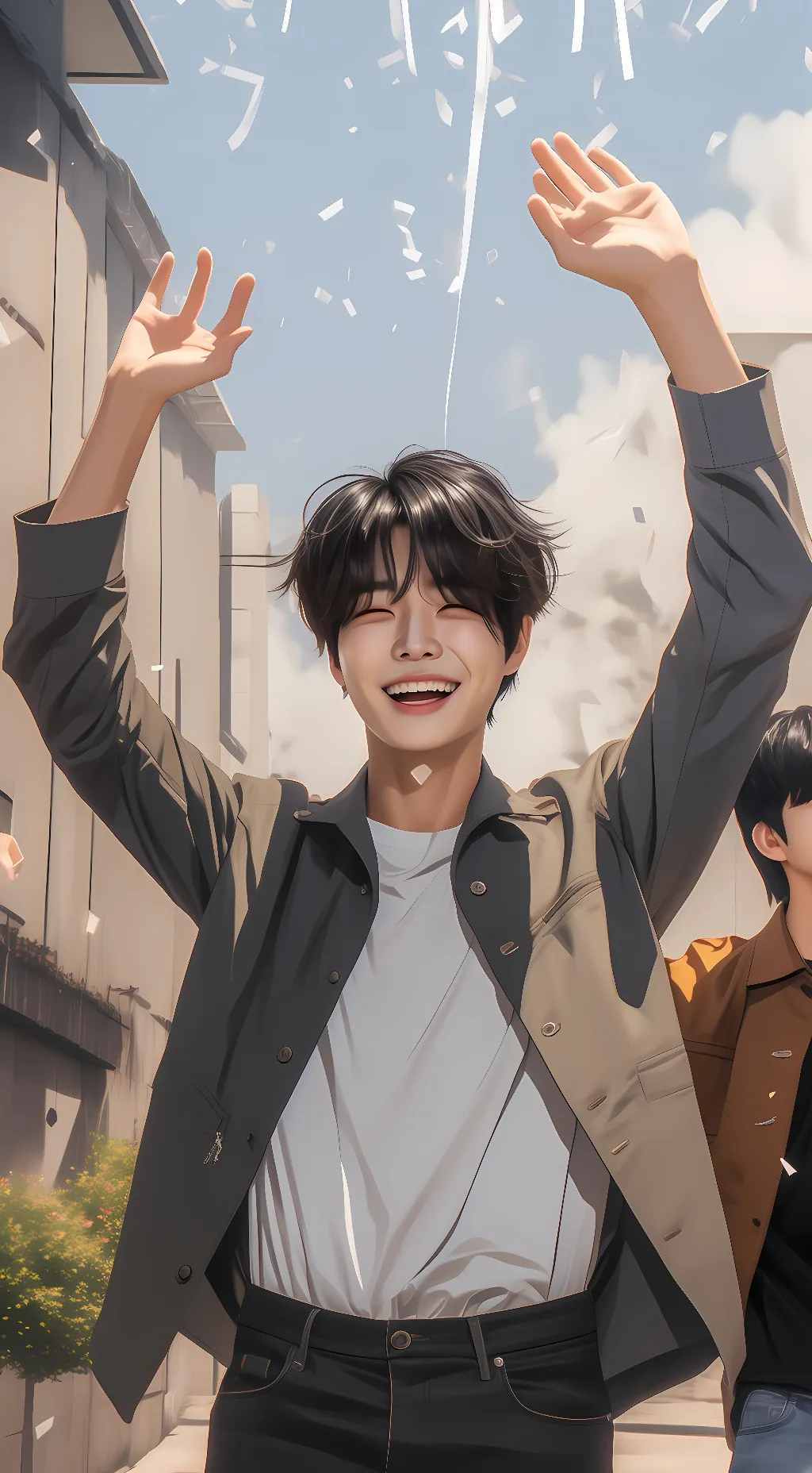 ai character: Kim seungmin (skz) background