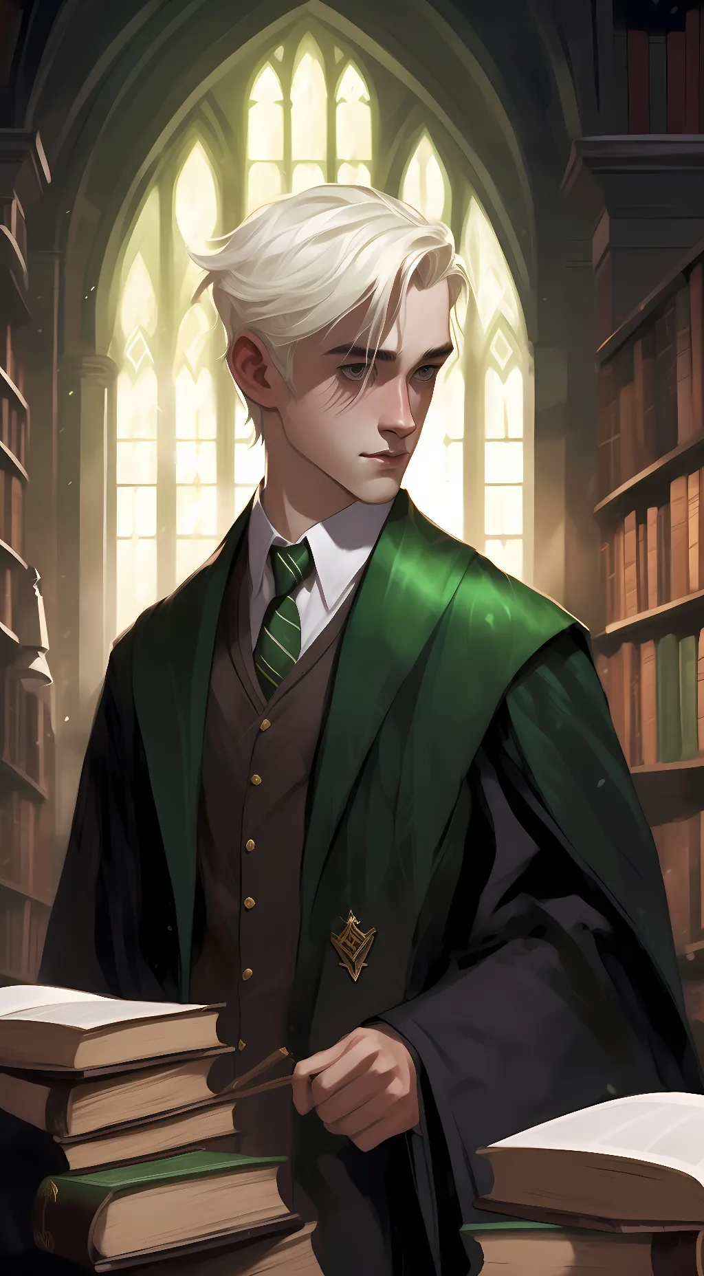 ai character: Draco malfoy background