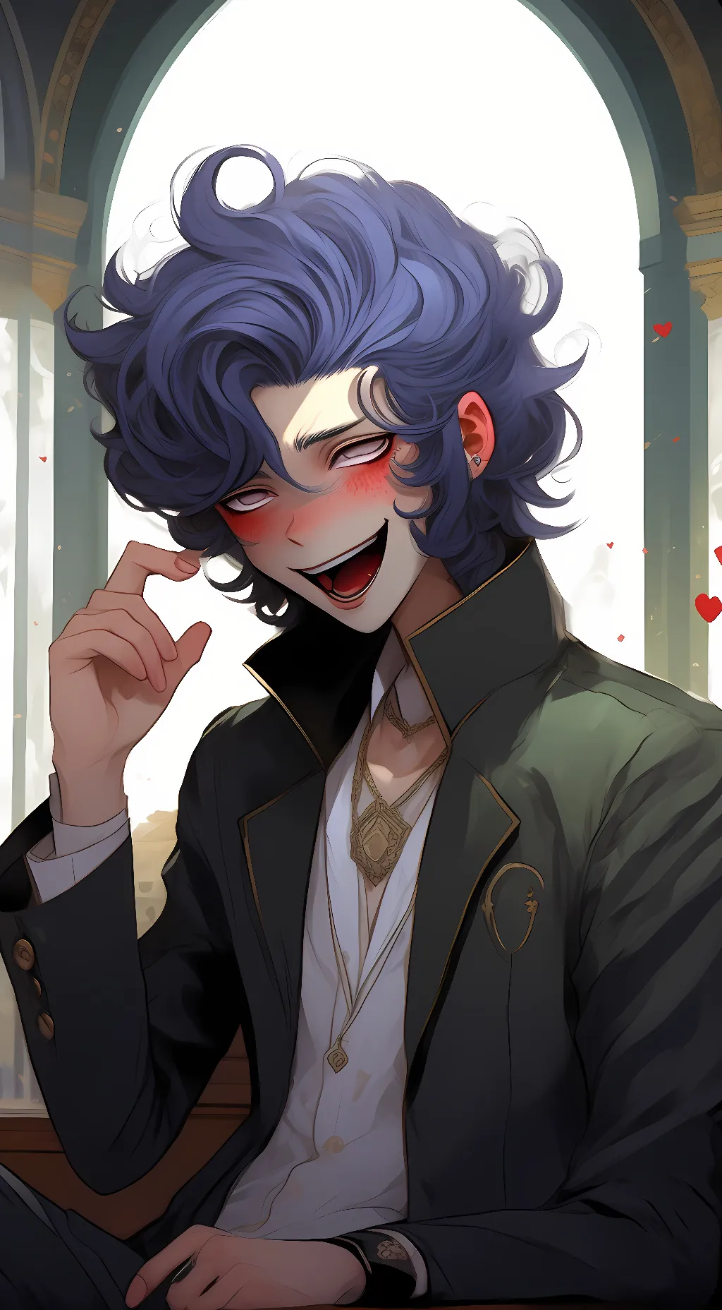 ai character: Lovesick rf wally background