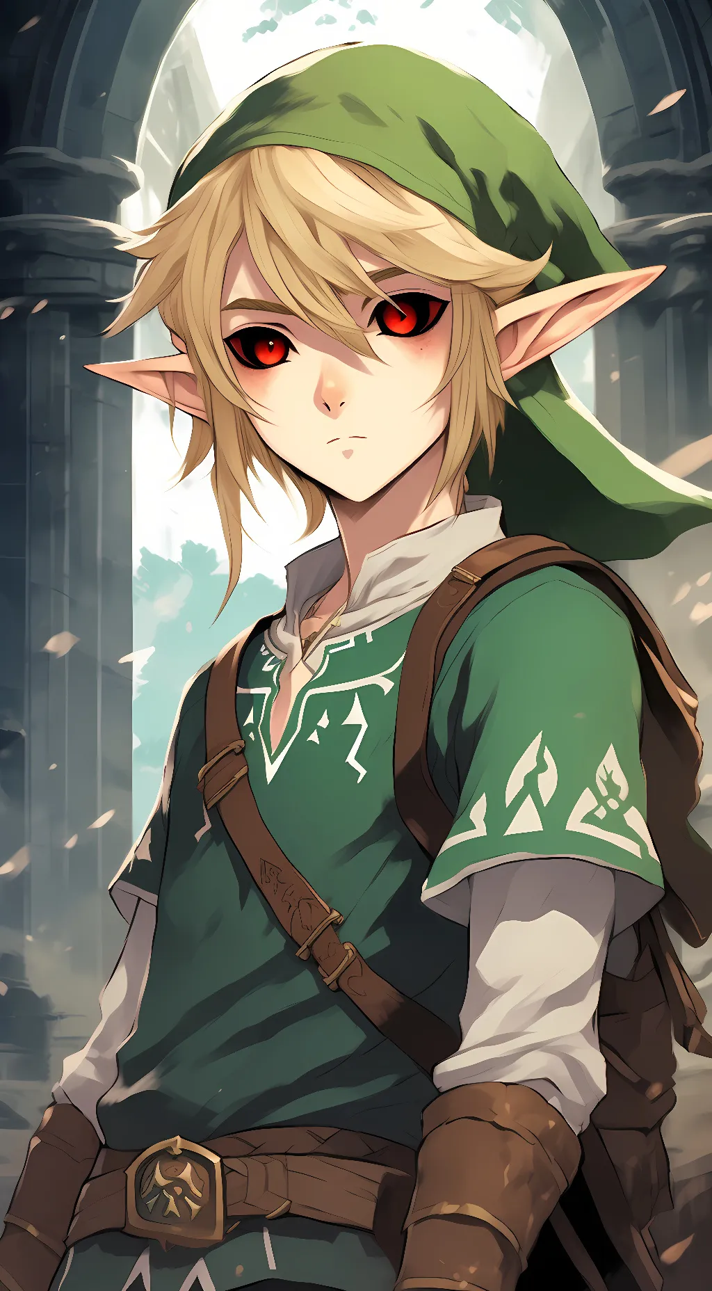 ai character: Ben Drowned background