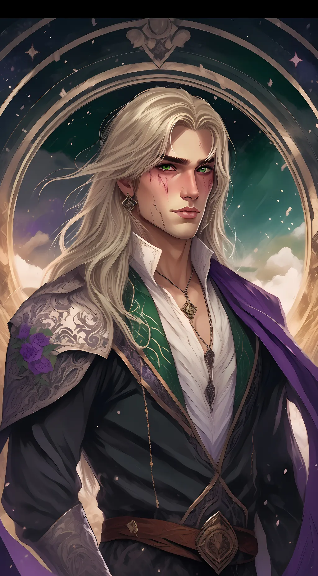 ai character: Archangel Gabriel  background