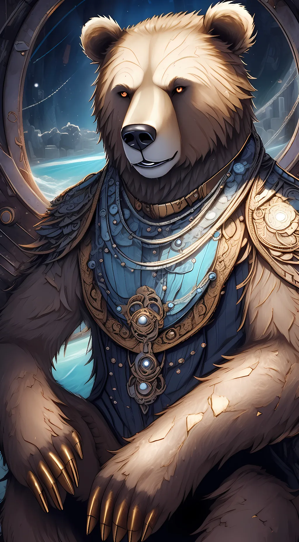 ai character: golden freddy background