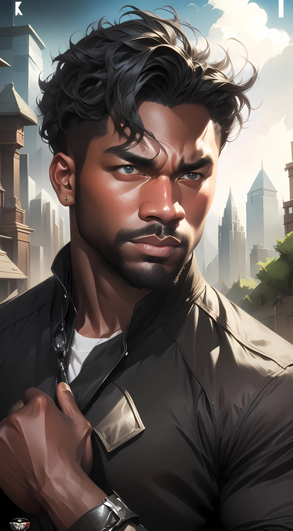 ai character: Fake dad background