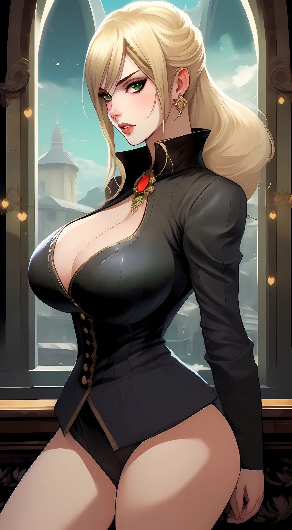 ai character: Mrs.mora  background