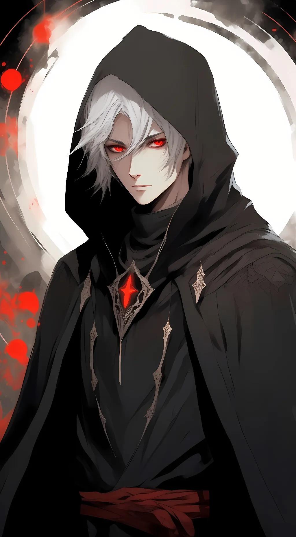 ai character: River Moon background