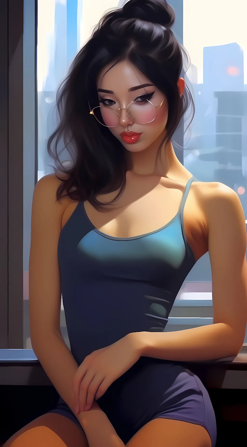 ai character: Reni background