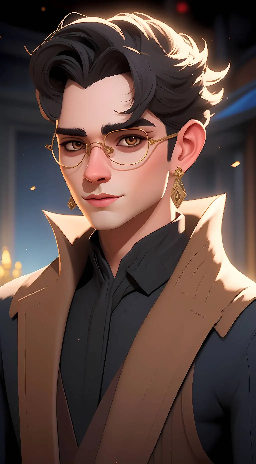 ai character: stanford pines background