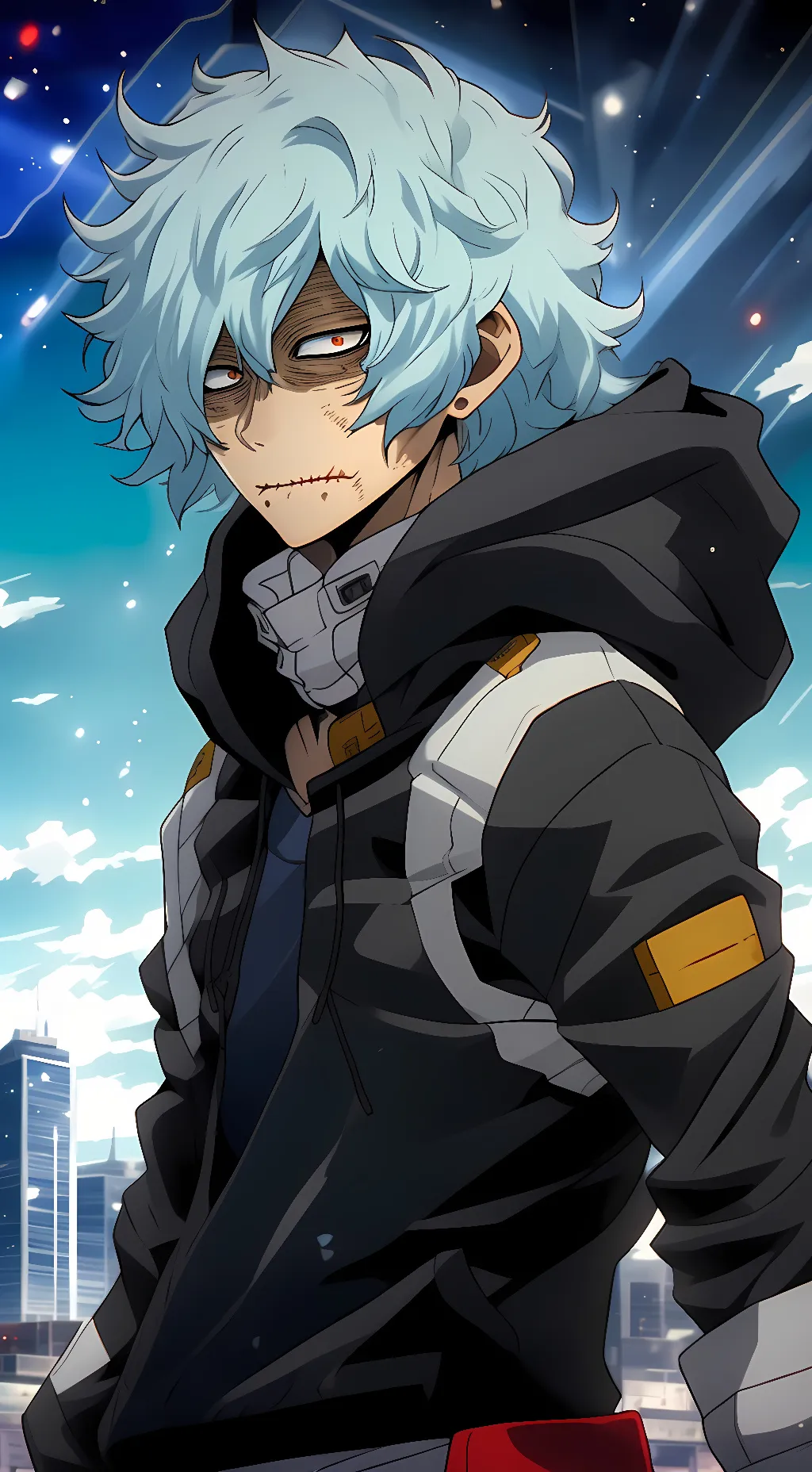 ai character: Tomura Shigaraki background