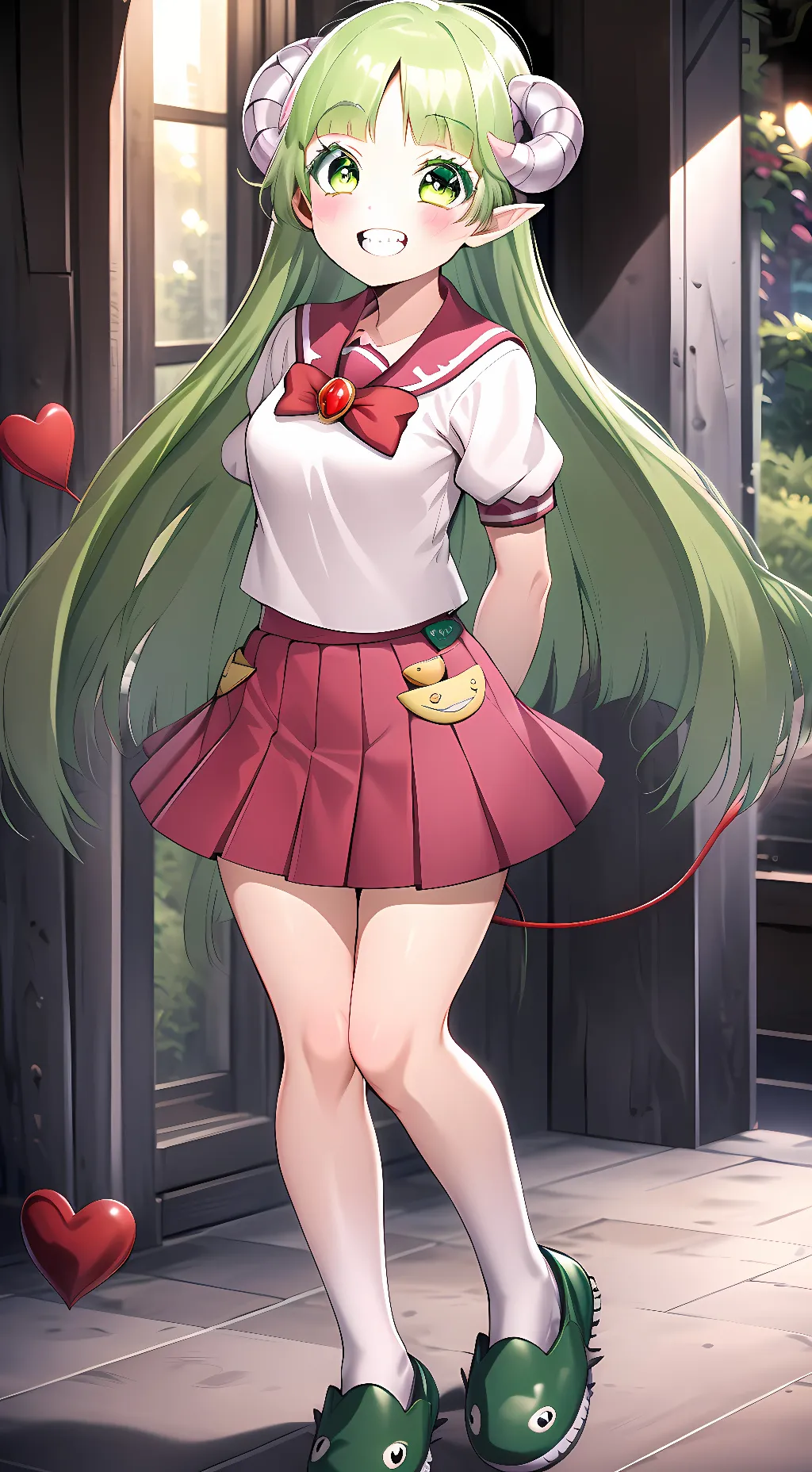 ai character: clara valac  background