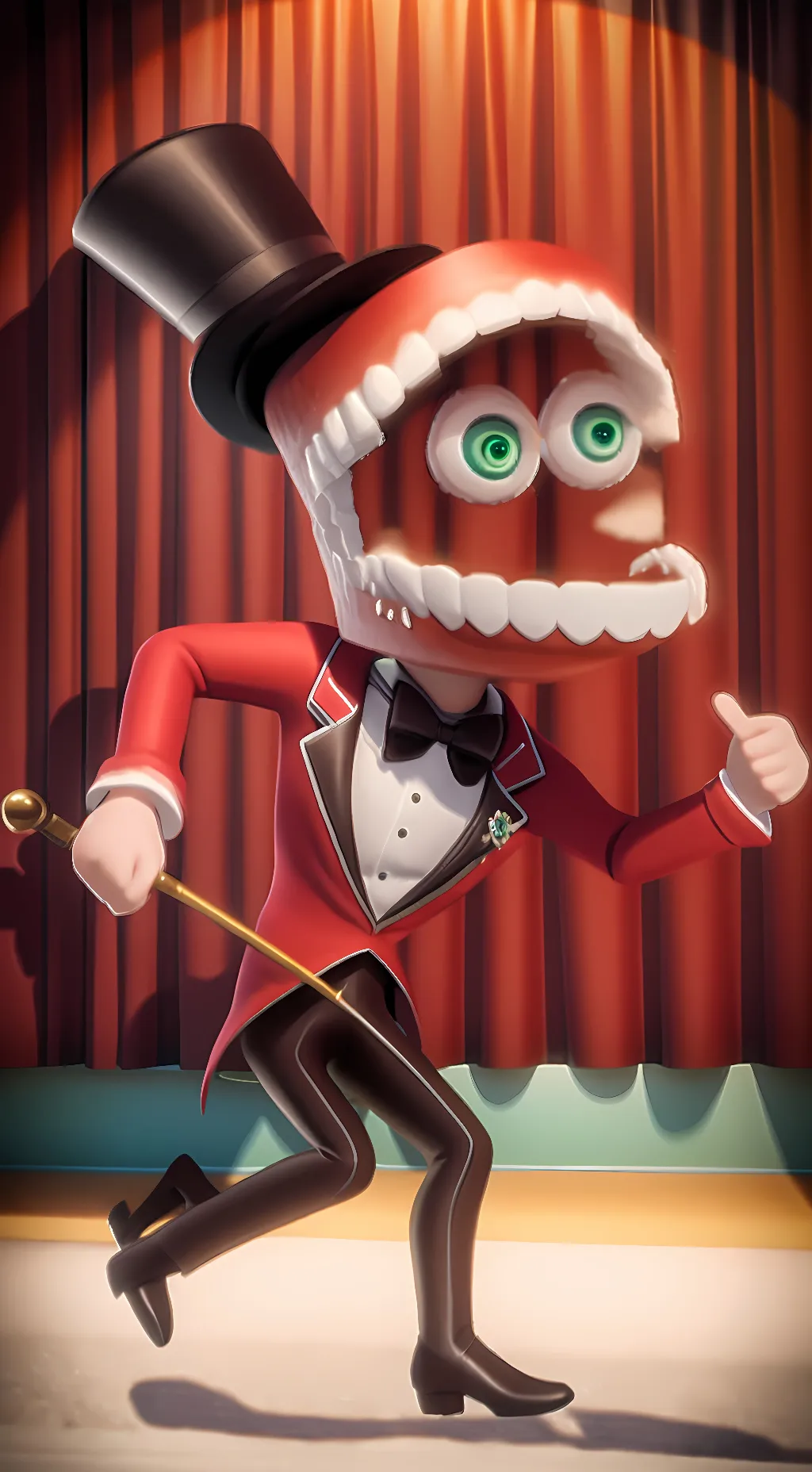 ai character: Caine background