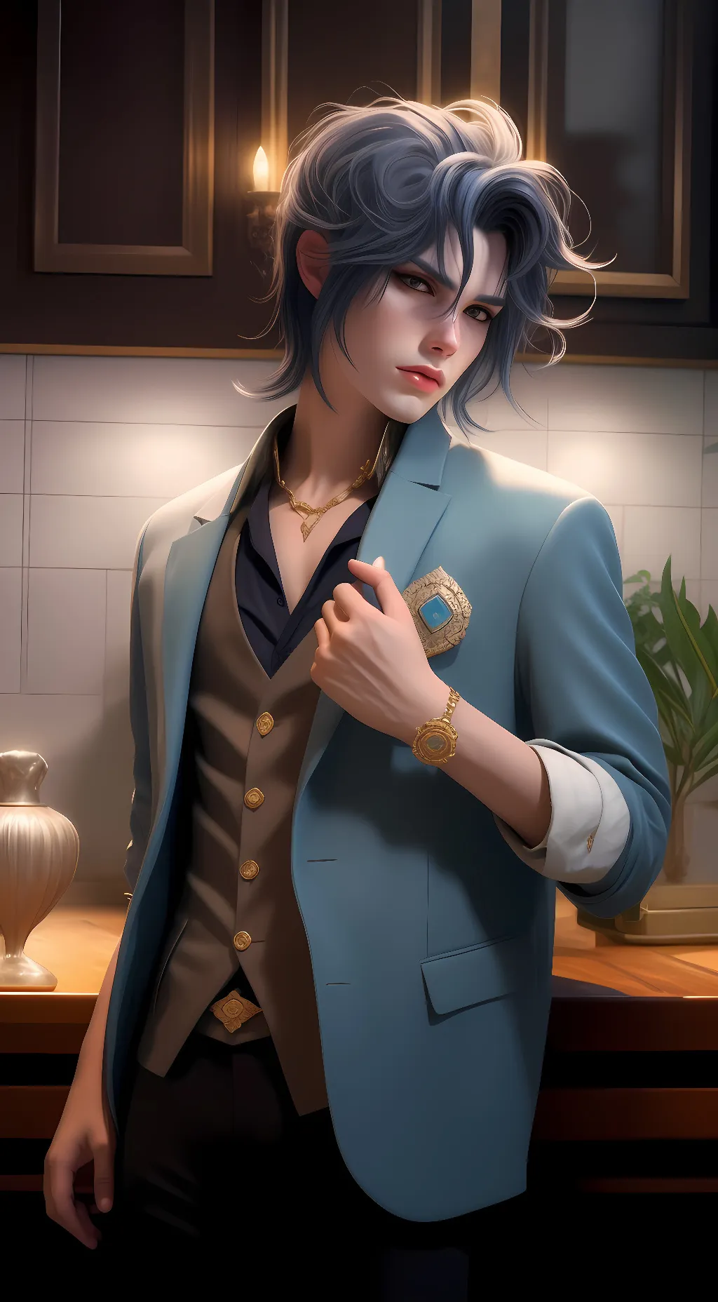 ai character: Xiao  background