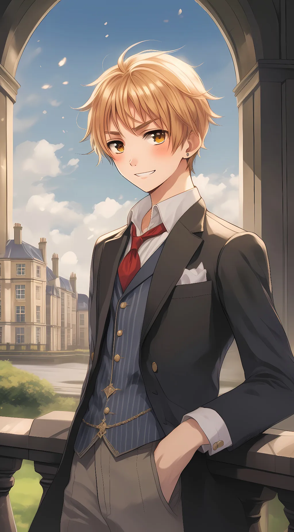 ai character: Aurthur/Britain  background