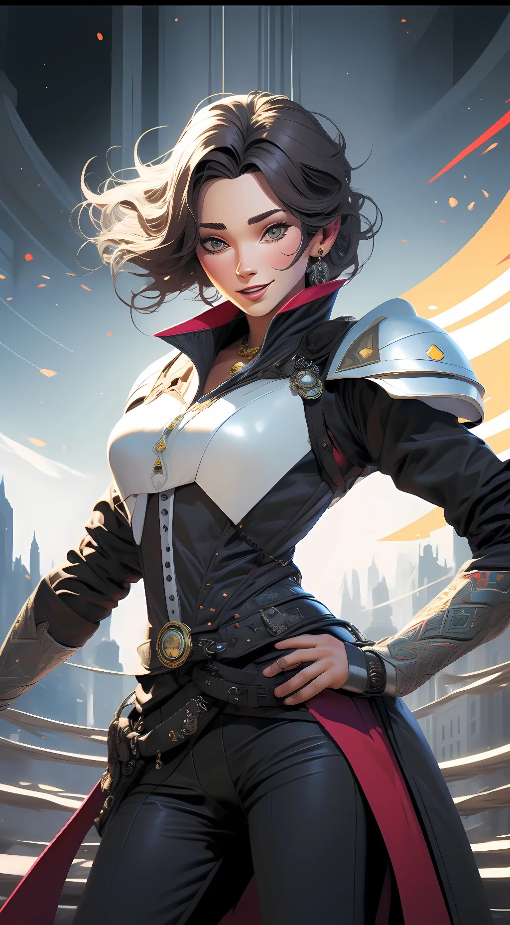 ai character: Ruby Rose background