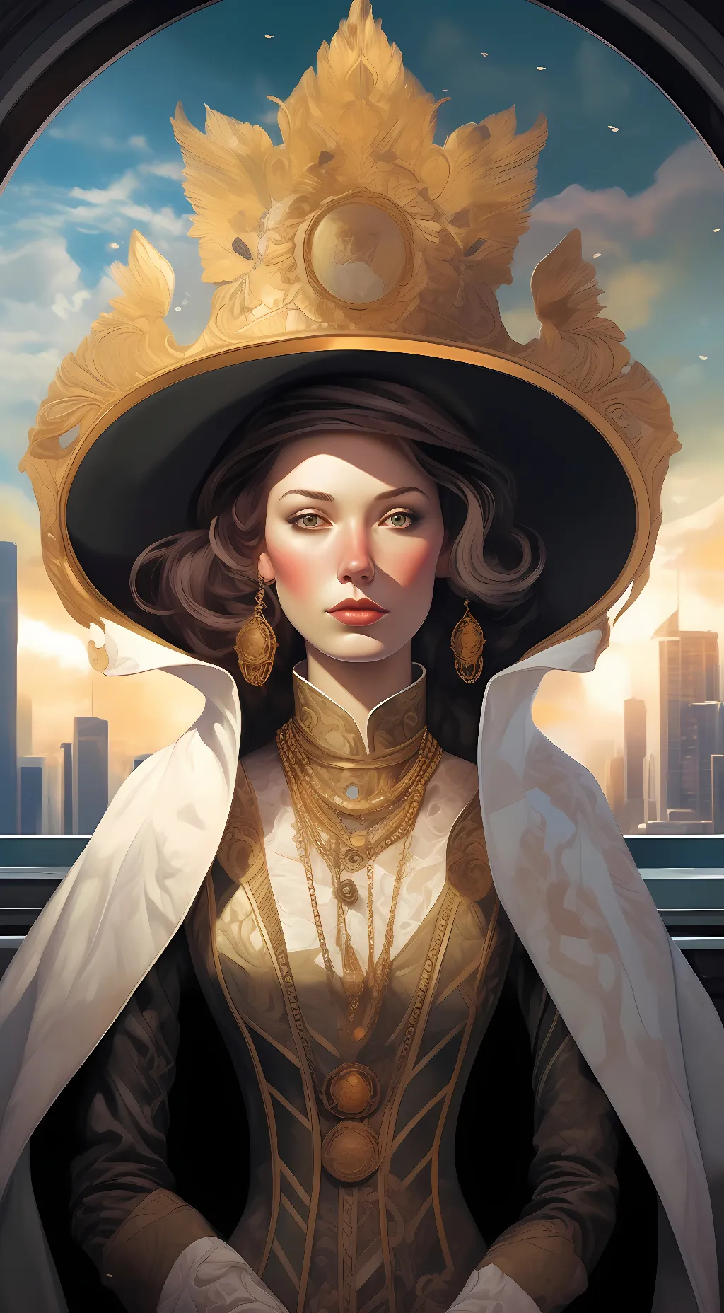 ai character: Empress Maria  background