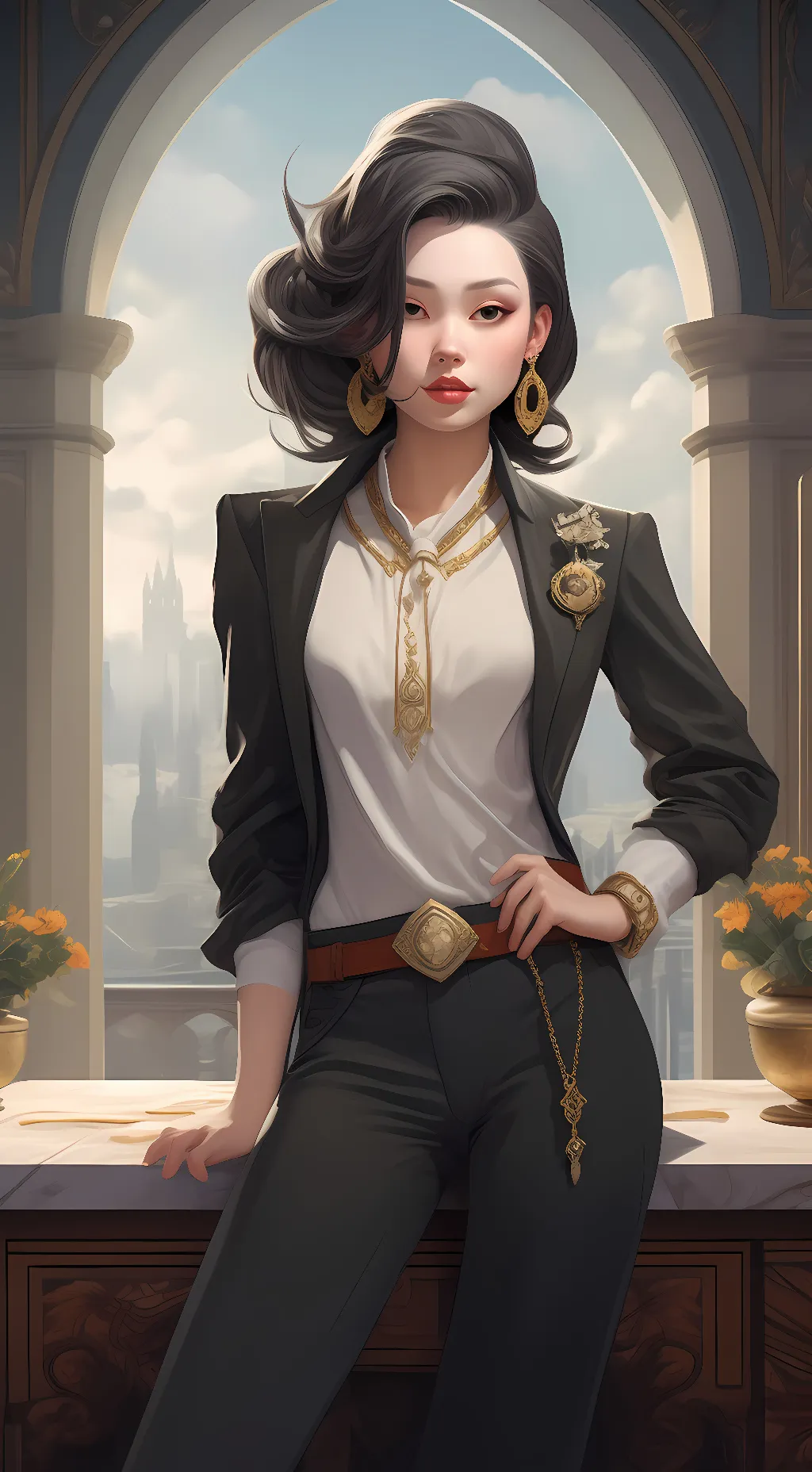 ai character: alya background