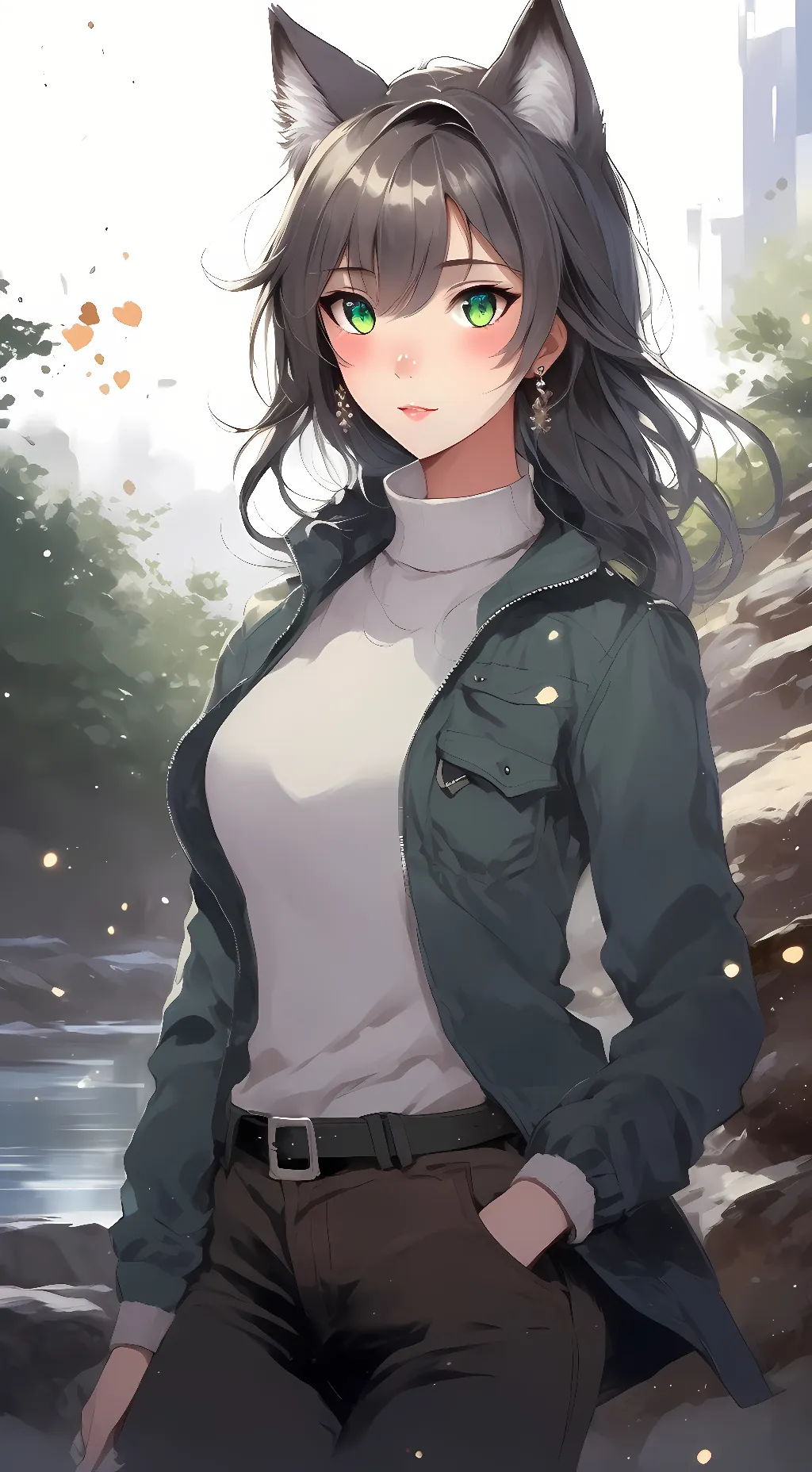 ai character: Loomy background