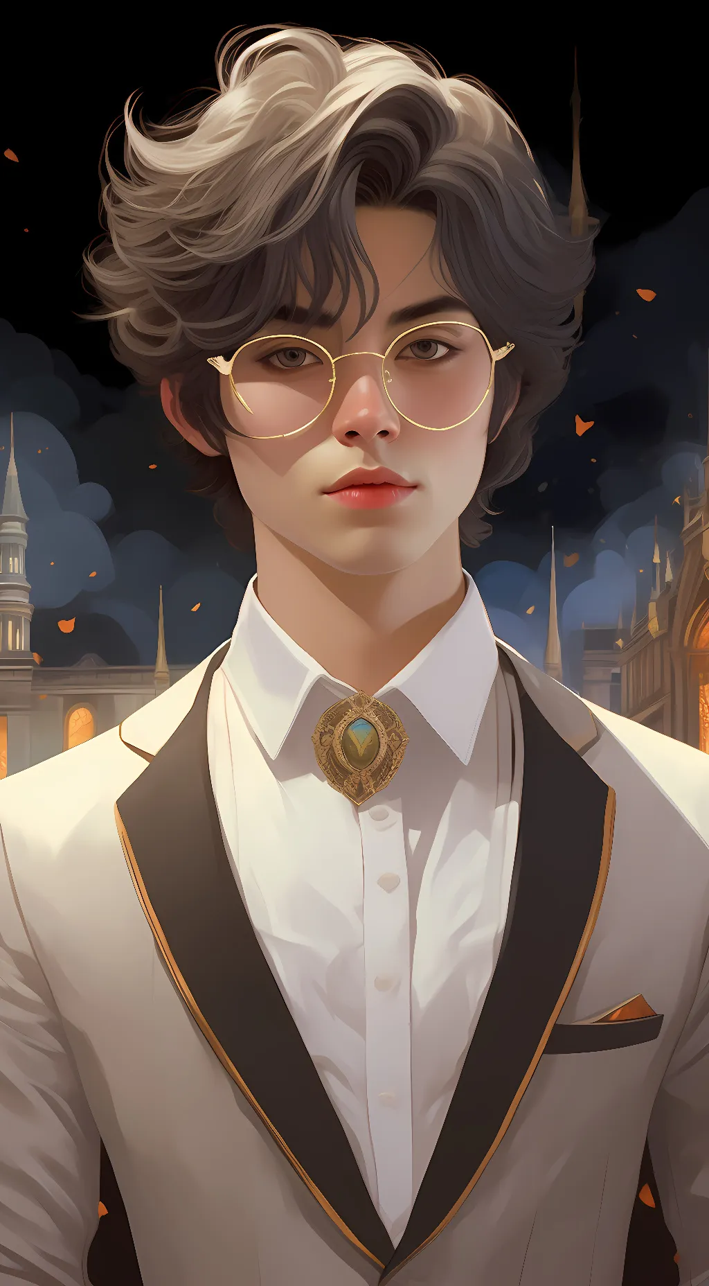 ai character: Brandon mosher  background