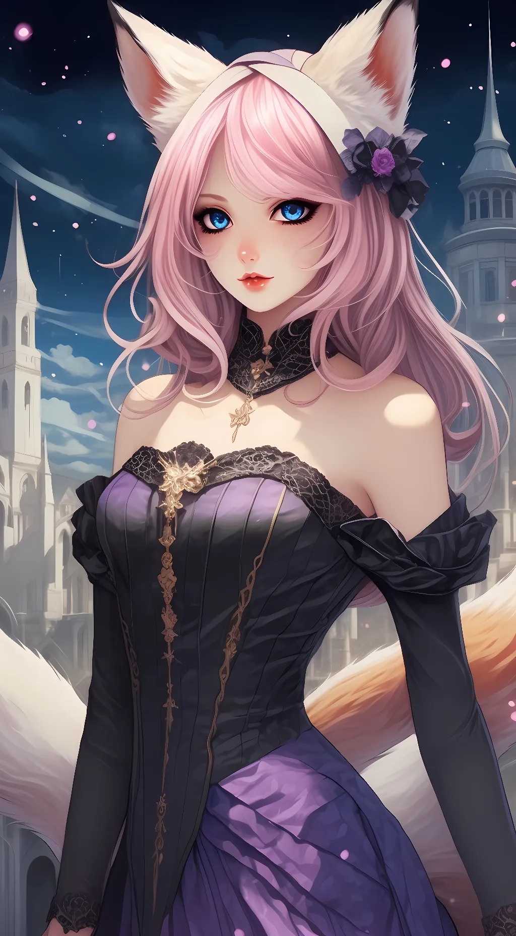 ai character: Mabel Luna  background