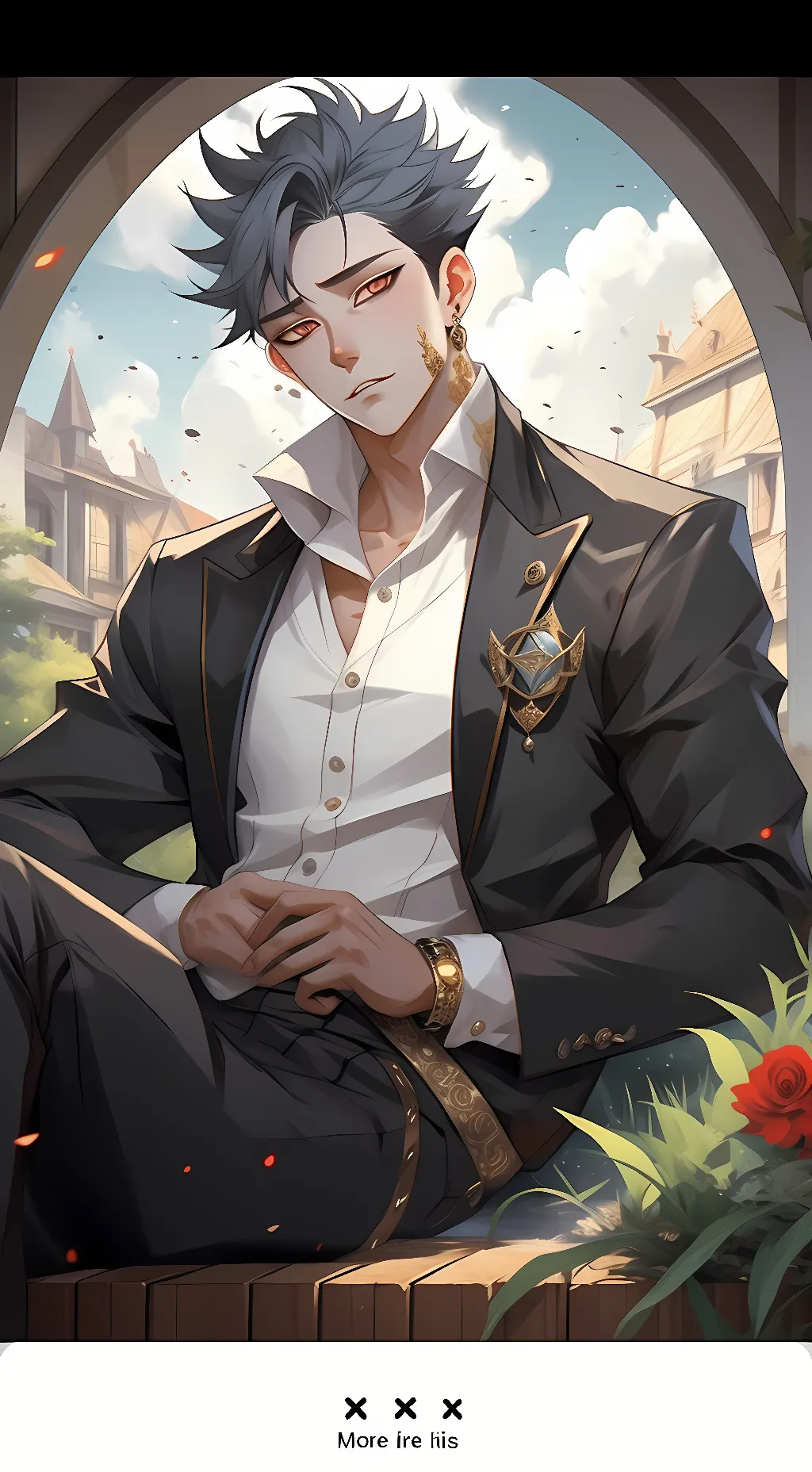 ai character: Ban (fox sin) background