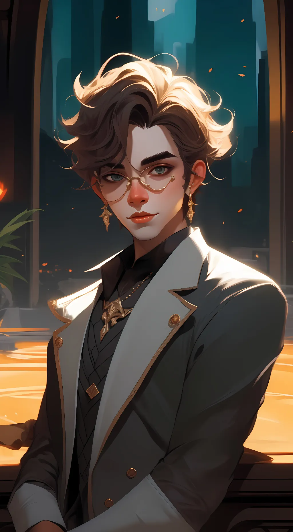 ai character: George Delgado background