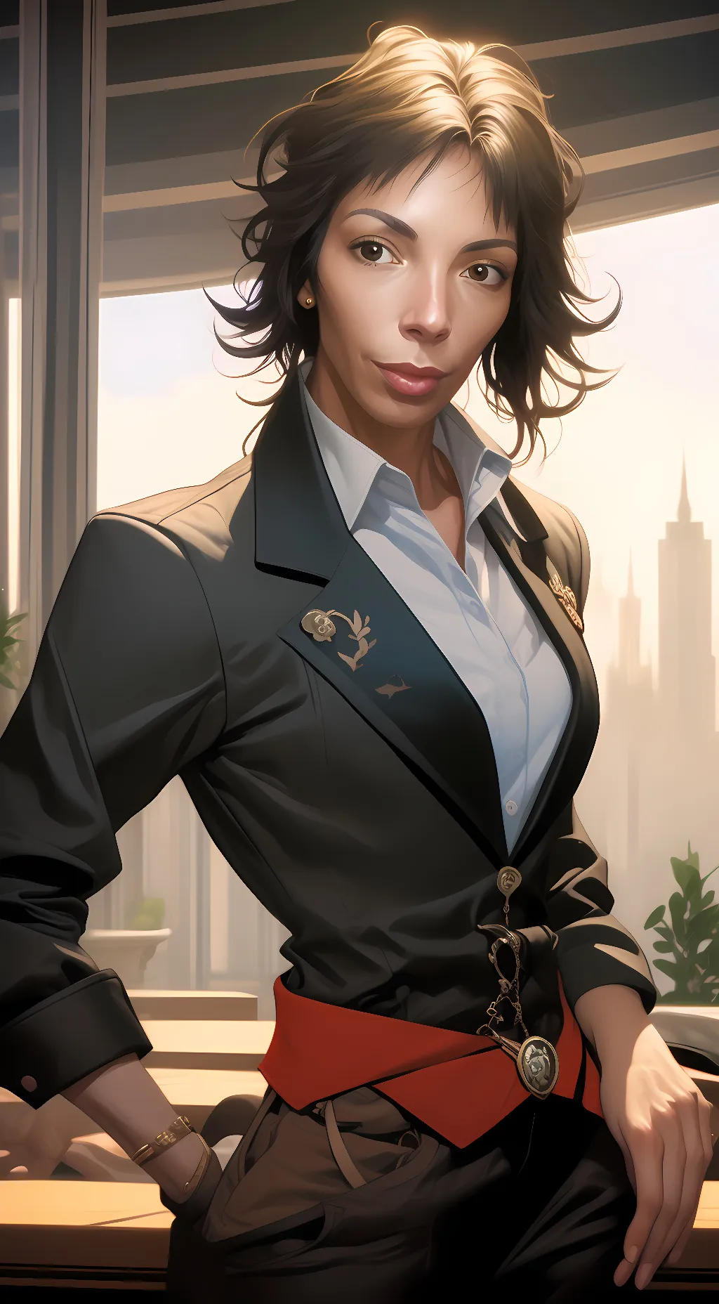 ai character: Pearl background