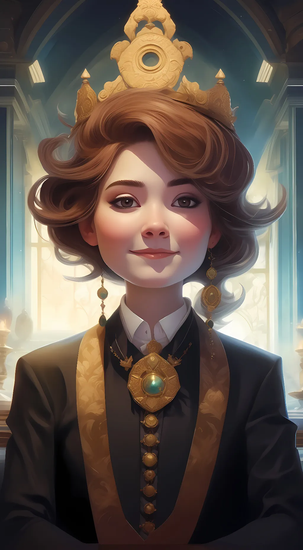 ai character: Queen background