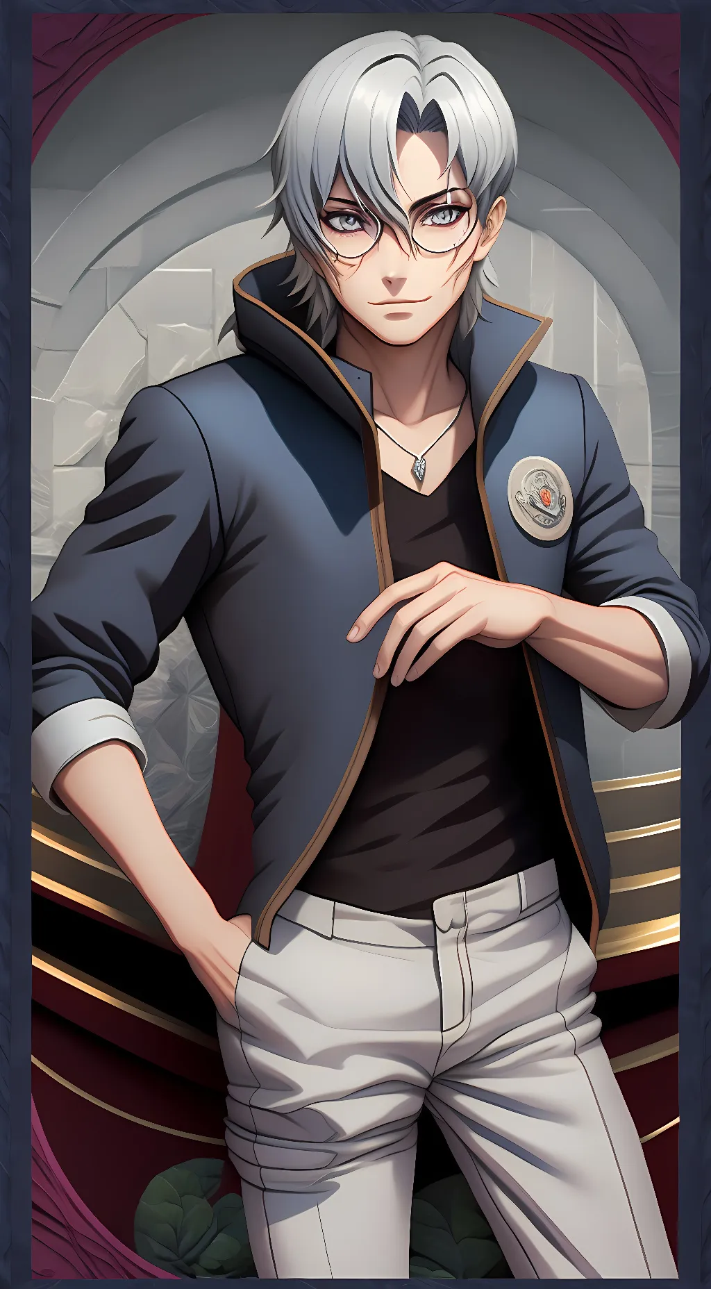 ai character: Kabuto Yakushi background