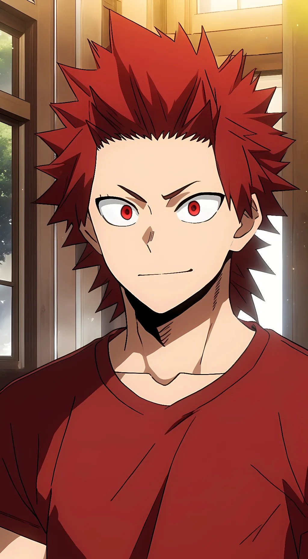 ai character: Eijiro Kirishima background