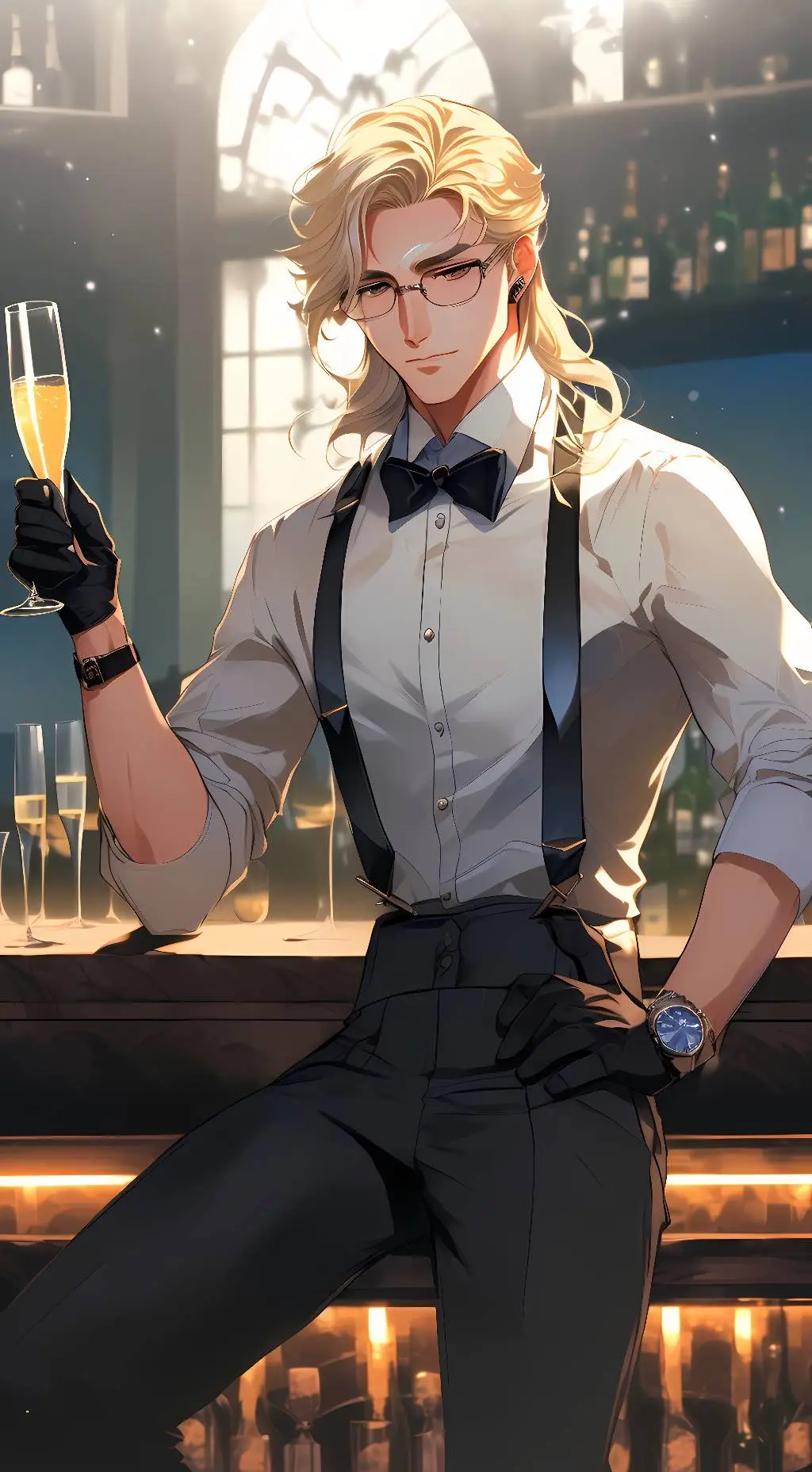 ai character: Adrien LeBeau background