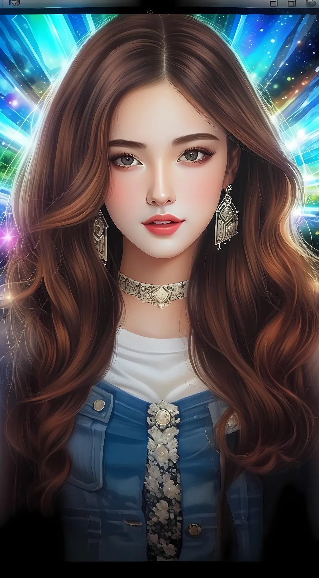ai character: your girl.  background